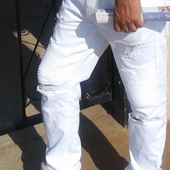 GUESS Jeans MOTO Biker Slim tapered SCOTCH FIT JEANS  Size 32 - Picture 5 of 16